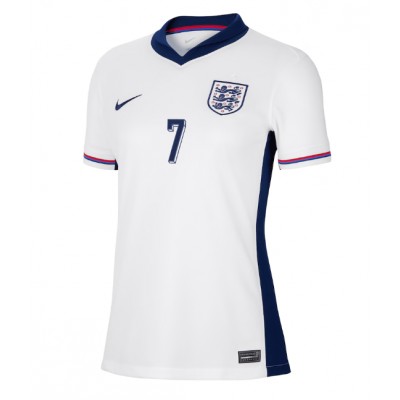 England Bukayo Saka #7 Hjemmebanetrøje Dame EM 2024 Kortærmet England Bukayo Saka #7 Hjemmebanetrøje Dame EM 2024 Kortærmet